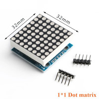 MAX7219 1 cells 1 row  8*8 Dot Matrix LED Display Module - Red