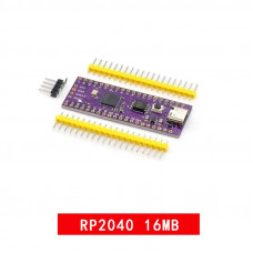 Official Raspberry Pi Pico Board RP2040 Dual-Core 264KB ARM Low-Power Microcomputers High-Performance Cortex-M0+ Processor 16 MB purple