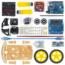 Avoidance tracking Motor Smart Robot Car Chassis Kit Speed Encoder 2WD Ultrasonic Module - Arduino Kit DIY