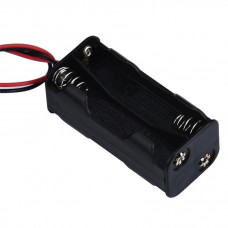 2 x AAA battery holder with wire Leads 